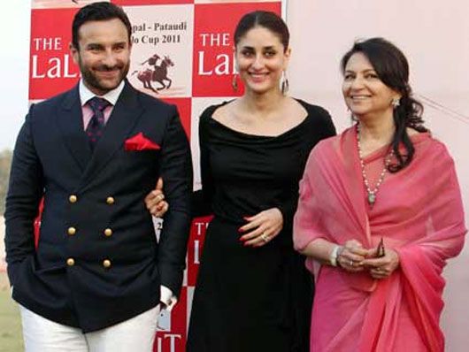 Saif Ali Khan, Kareena Kapoor and Sharmila Tagore