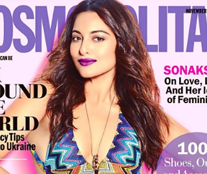 Sonakshi Sinha Looks Smashing On The Cover Of Cosmopolitan
