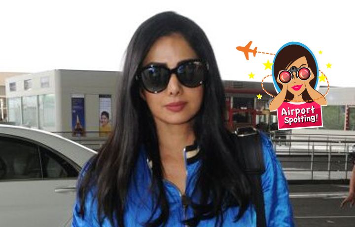 In Photos: Sridevi Looks Like A Bomb In Her Bomber Jacket