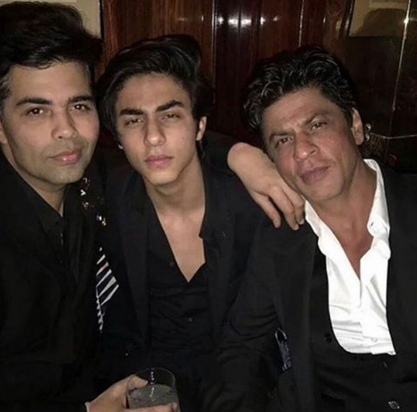 Shah Rukh, Aryan and Karan Johar