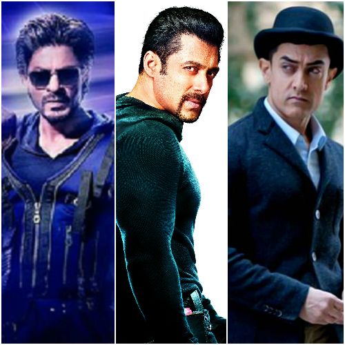 Shah Rukh Khan, Salman Khan, Aamir Khan