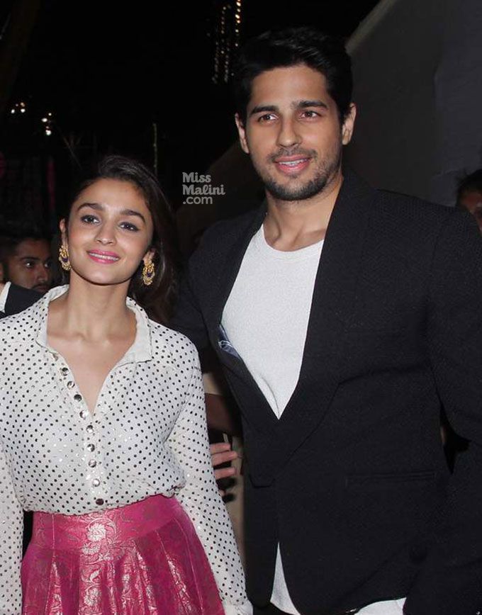 Alia Bhatt and Sidharth Malhotra