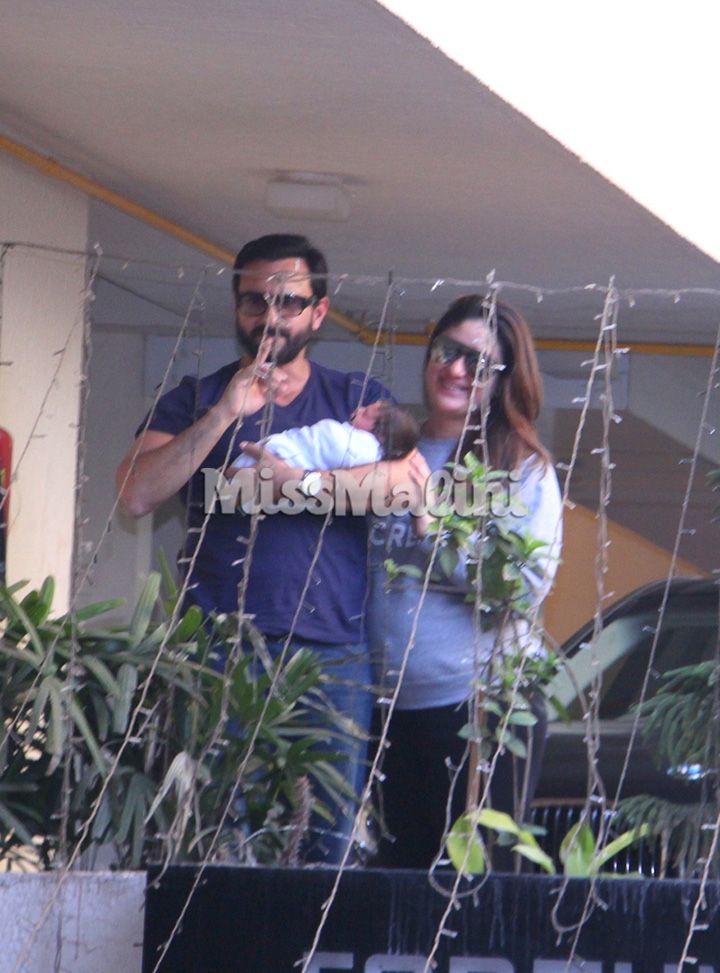 First Photos: Saif Ali Khan & Kareena Kapoor Bring Baby Taimur Home