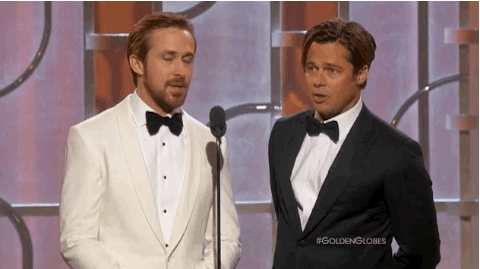 Ryan Gosling and Brad Pitt (Source: Tumblr)