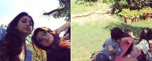 Photos: Sisters Twinkle Khanna &#038; Rinke Khanna Are Chilling In Dehradun With Their Kids!