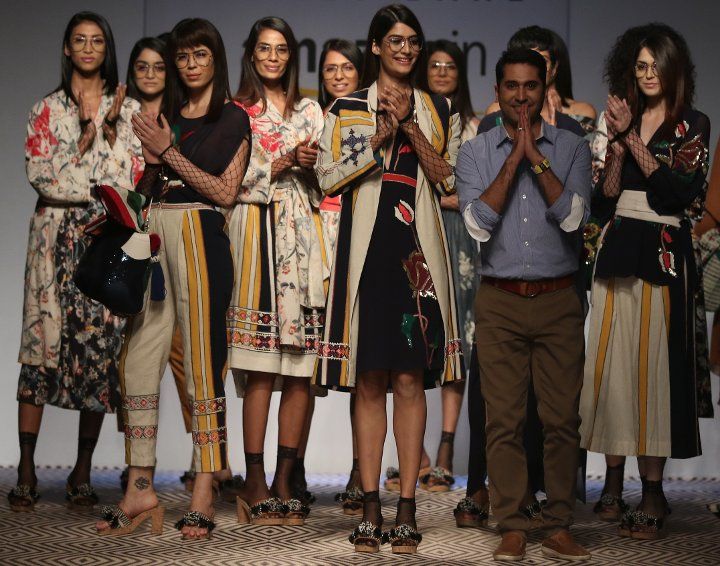 Vineet Bahl at Amazon India Fashion Week Spring Summer 2018