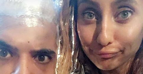Photos: VJ Anusha & Karan Kundra Dyed Their Hair Blonde – And It’s A Major Change