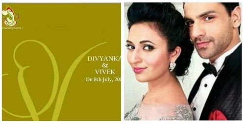 Photo: Divyanka Tripathi & Vivek Dahiya’s Wedding Card