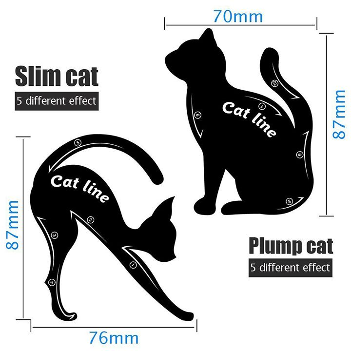 Cat Line Eyeliner Stencil | Source: Amazon India