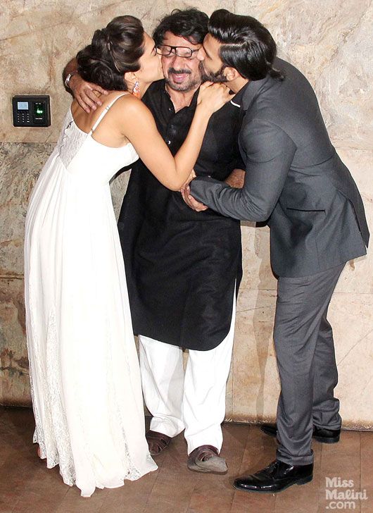 Deepika Padukone, Sanjay Leela Bhansali & Ranveer Singh