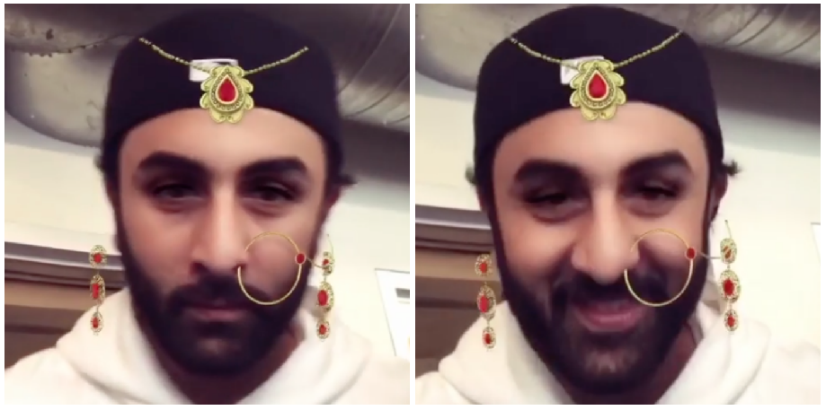 Video: Ranbir Kapoor Is Totally Rocking This Snapchat Filter
