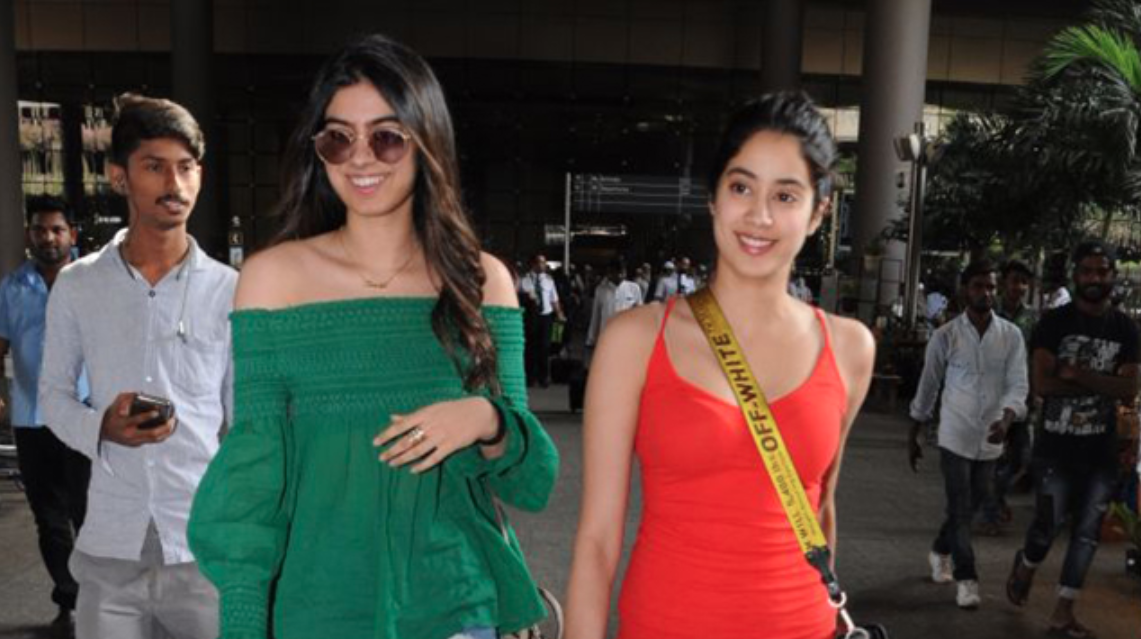Photos: Jhanvi And Khushi Kapoor Arrived In Style At The Airport