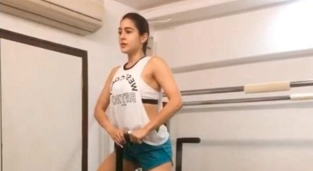 This Video Of Sara Ali Khan Sweating It Out Will Make You Want To Hit The Gym