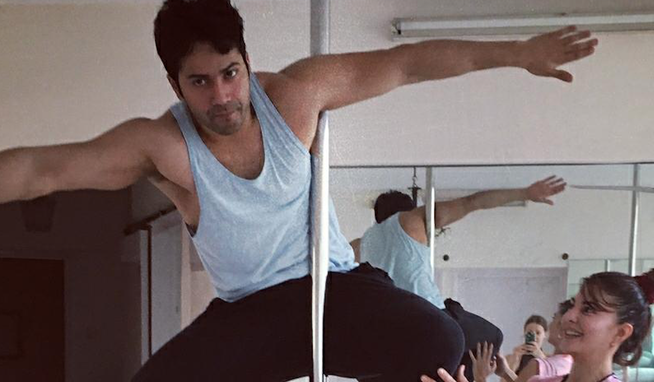 Photos: When Varun Dhawan Took Pole Fitness Classes From Jacqueline Fernandez