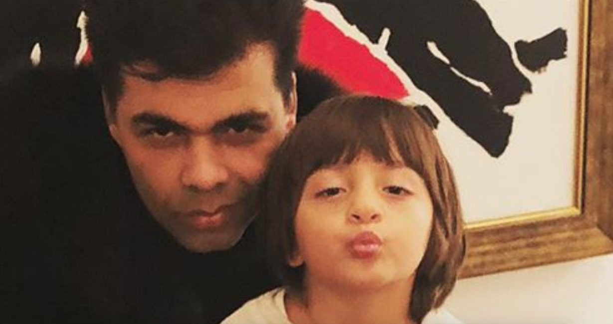 Aww! Karan Johar Just Posted A Photo With AbRam Khan And We Can’t Stop Smiling