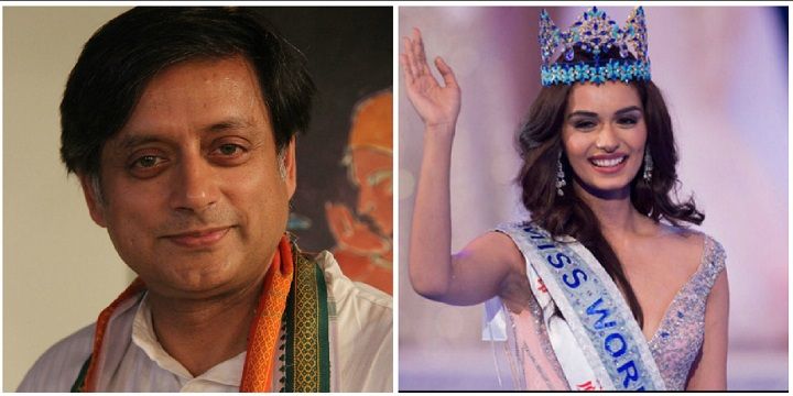 Miss World Manushi Chhilar Has A Very Cool Response To Shashi Tharoor’s Joke On Her Name