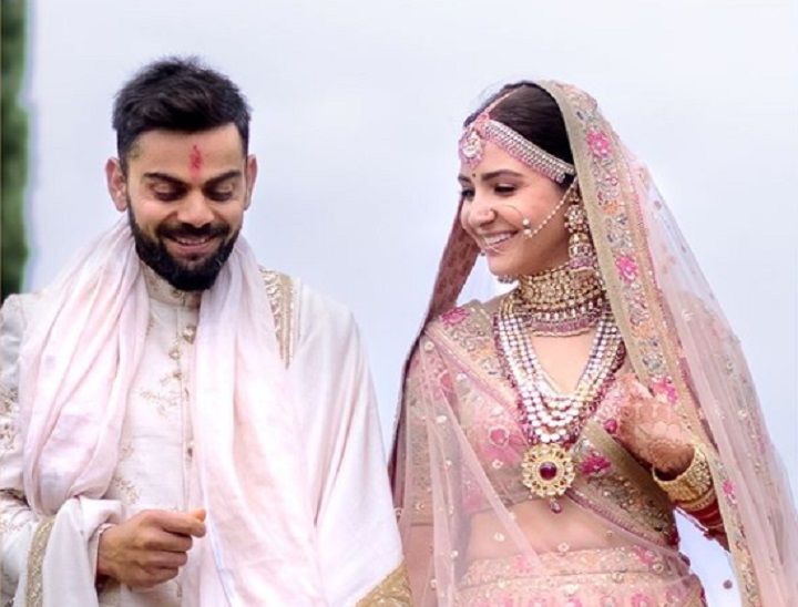 Virat kohli wedding dress manyavar sale