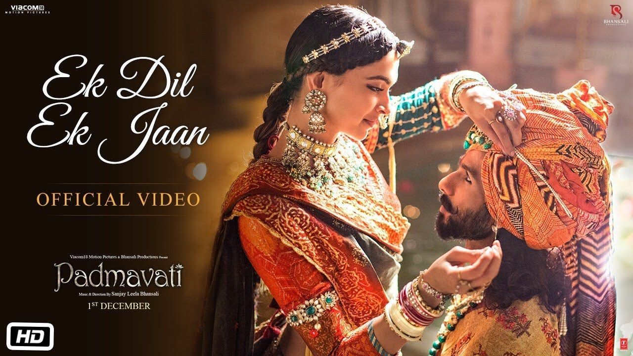 Check Out Deepika Paukone & Shahid Kapoor’s Magical Chemistry In The New Padmavati Song