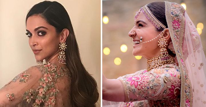 Deepika Padukone Wore The Same Earrings That Anushka Sharma Wore On Her Wedding