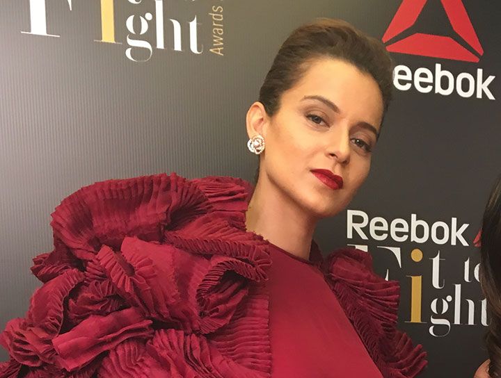 Kangana Ranaut Looks Like A Blood-Red Beauty In This Gown