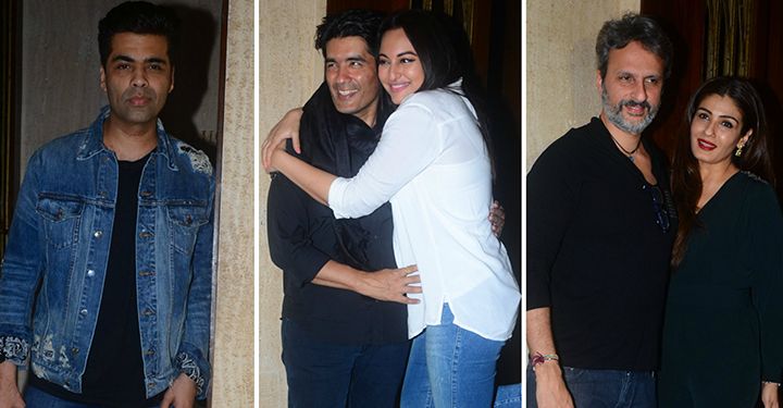 PHOTOS: Karan Johar, Sonakshi Sinha, Raveena Tandon &#038; Others At Manish Malhotra’s Birthday Bash!