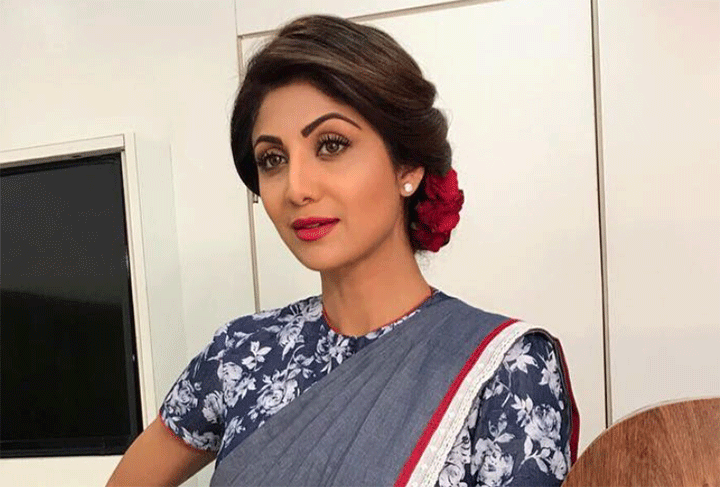 Shilpa Shetty Wears A Denim Saree In The Coolest Way Possible