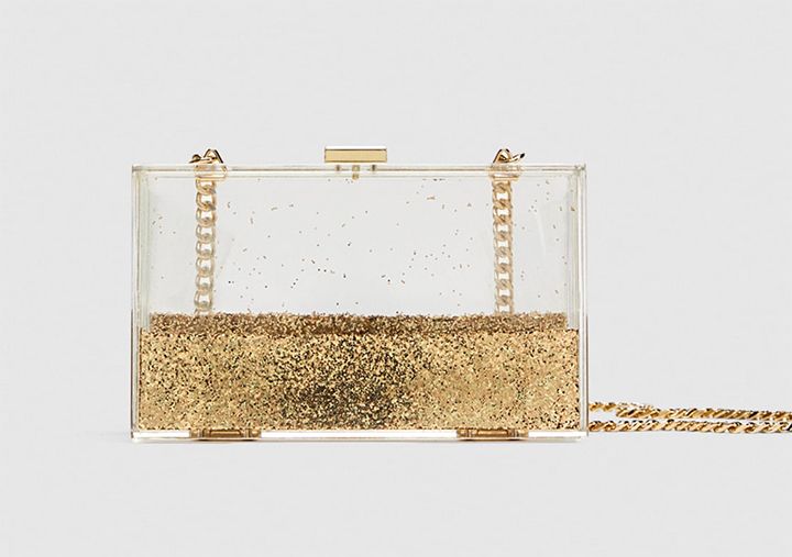 Shimmery Minaudière | Image Source: zara.com