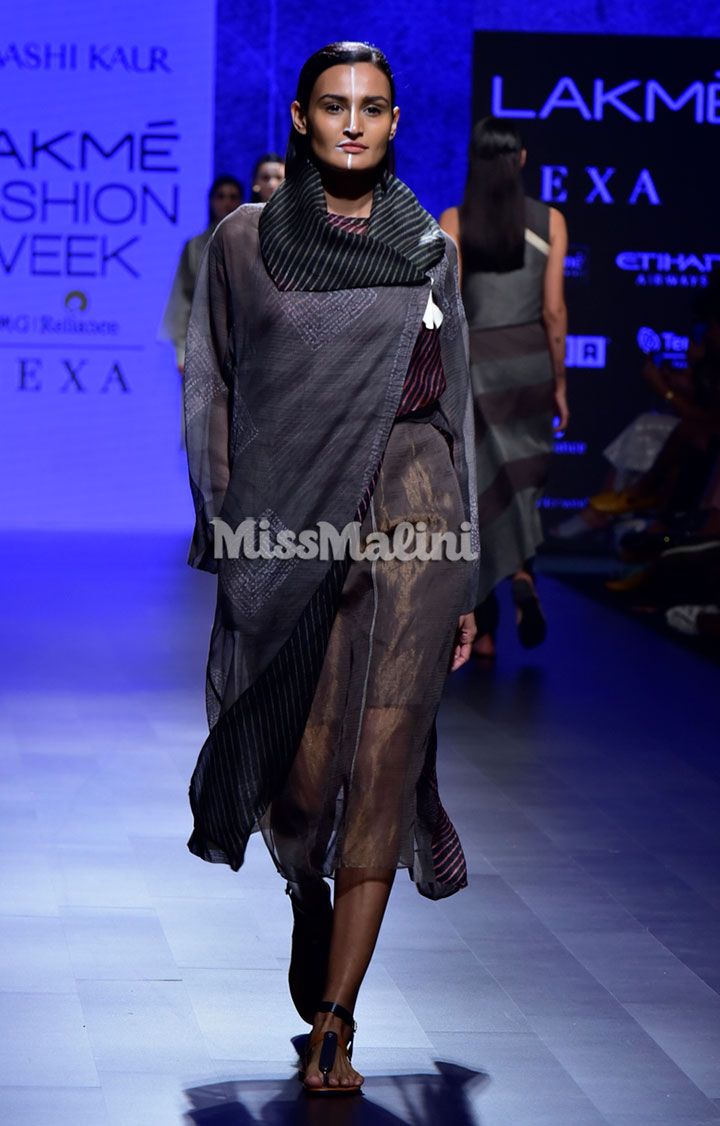 Urvashi Kaur at Lakme Fashion Week SR18