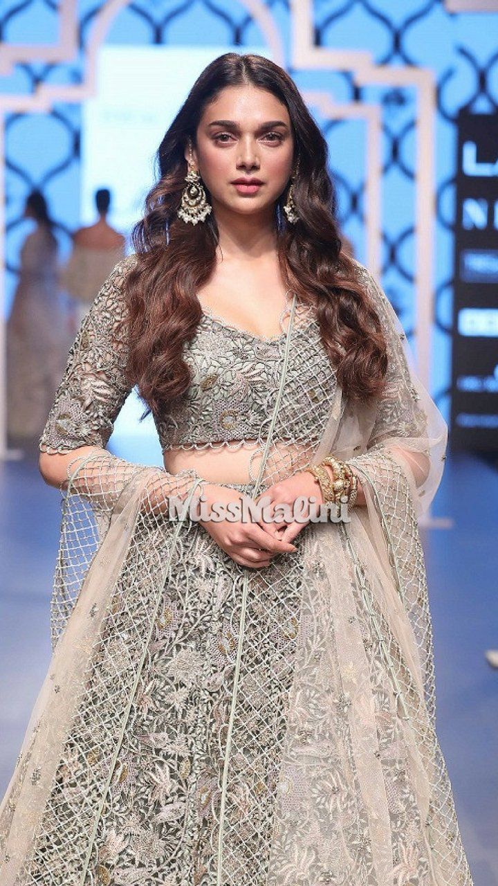 Aditi Rao Hydari for Payal Singhal at Lakme Fashion Week SR18