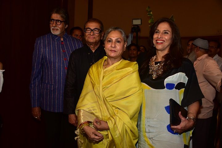 Amitabh and Jaya Bachchan with Shobhaa and Dilip De