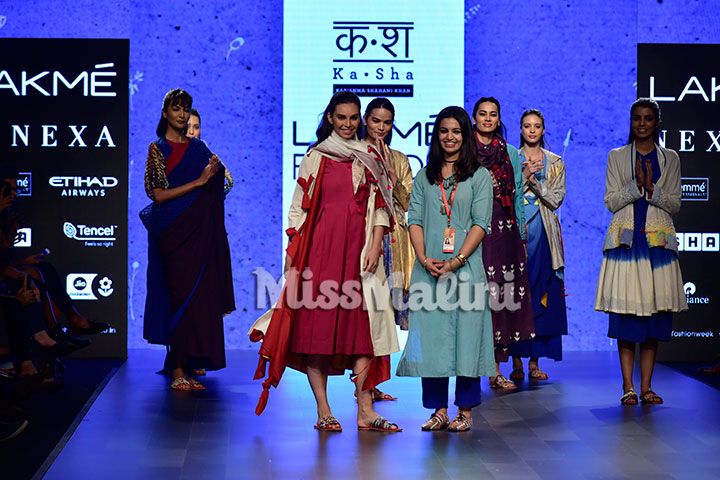 Ka-Sha by Karishma Shahani Khan at Lakme Fashion Week SR18
