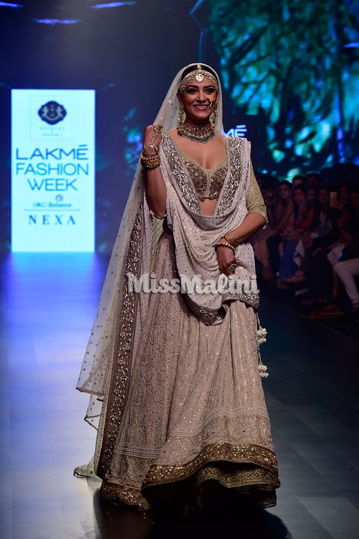 Sushmita Sen for Kotwara at Lakme Fashion Week SR18