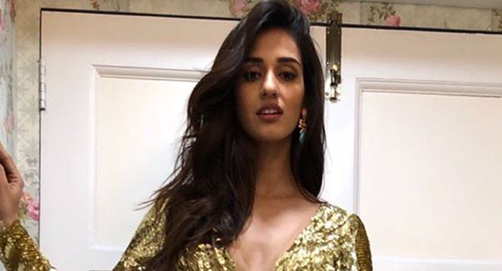 Disha Patani Sizzles In A Shimmery Gold Gown