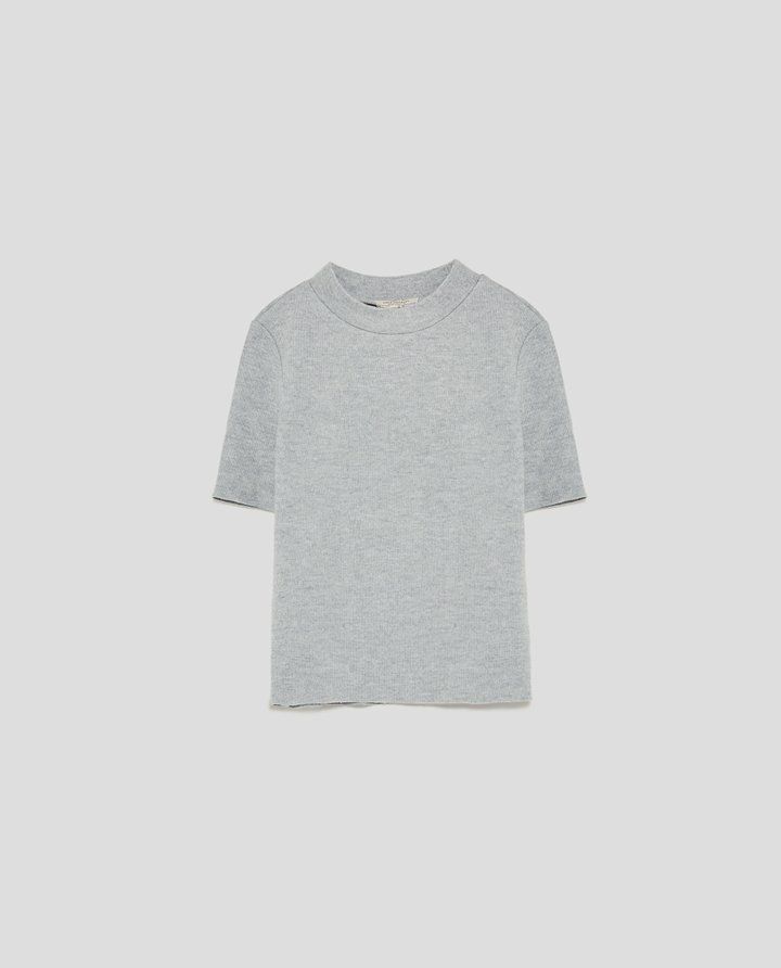 Grey T-shirt (Source: Zara)
