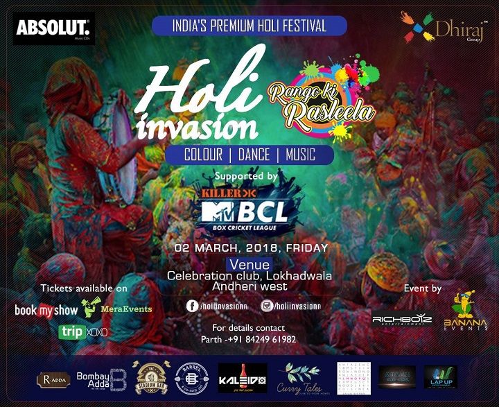 Holi Invasion Party