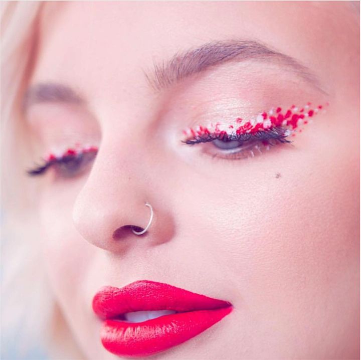 This Eye Liner Trend Is A Little Dotty
