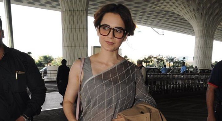 Kangana Ranaut’s Sari Is Chic, But Her Hairdo Has Got All Our Attention