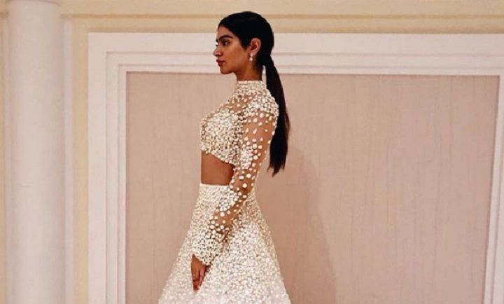 Sridevi’s Daughter Khushi Kapoor Looked Like A White Swan At Mohit Marwah’s Wedding