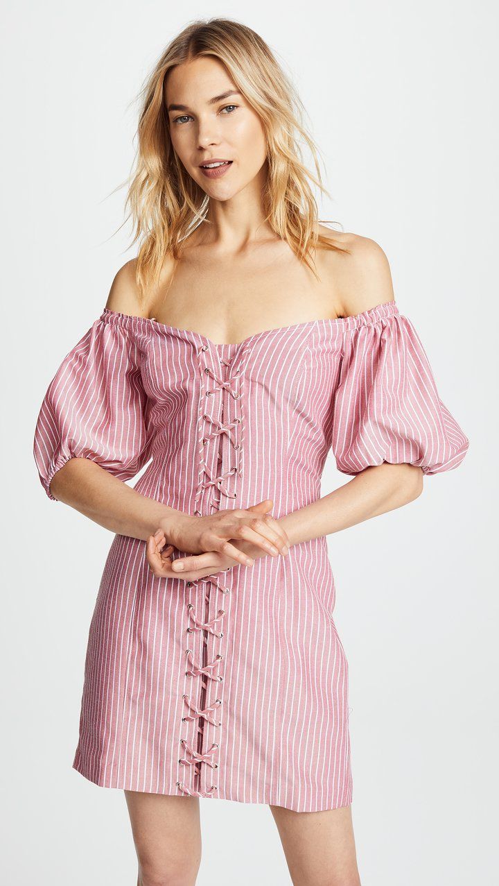 Lace Up Corset Dress | Image Source: www.shopbop.com