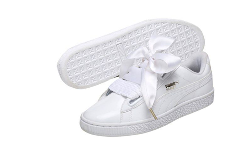 Puma Basket Heart Patent Sneakers | Image Source: in.puma.com