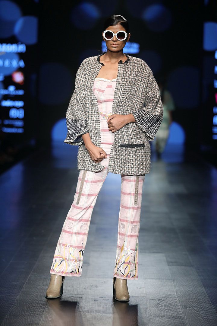 Honor 9 Lite presents Rina Dhaka at Amazon India Fashion Week AW18 in New Delhi
