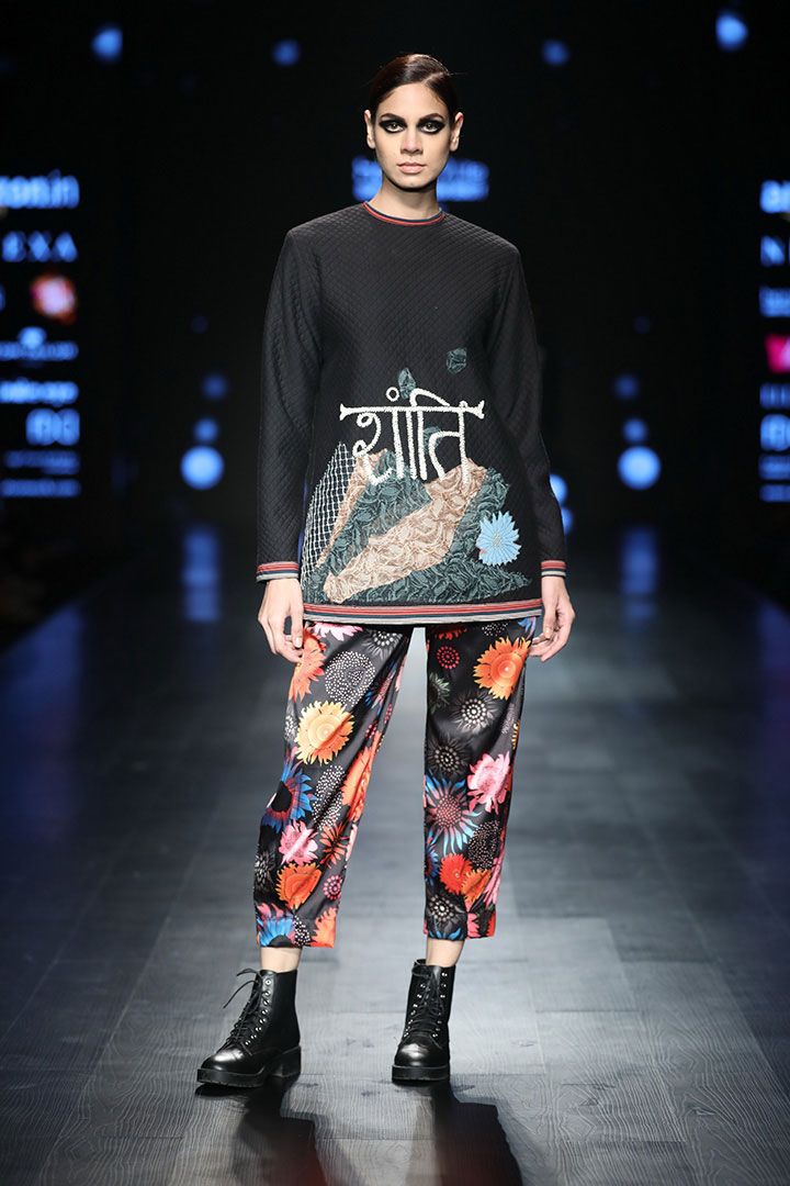 Honor 9 Lite presents Rina Dhaka at Amazon India Fashion Week AW18 in New Delhi