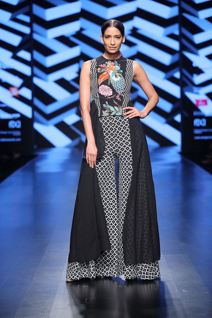 Saaj By Ankita at Amazon India Fashion Week AW18 in New Delhi