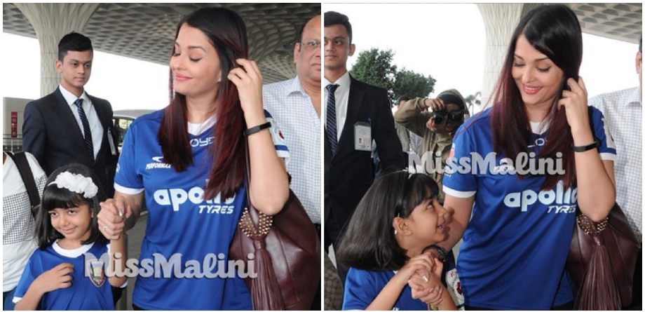In Photos: Aww! Aishwarya Rai Bachchan and Aaradhya Bachchan Stepped Out In Matching Outfits