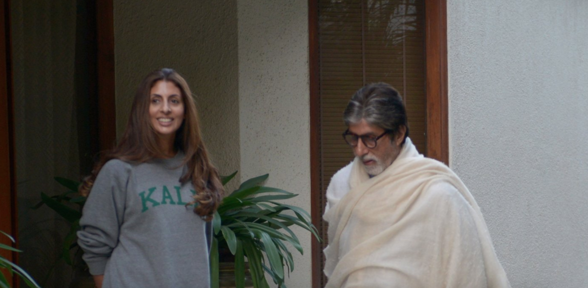 Aww! Amitabh Bachchan Posted Some Adorable Photos With His Daughter Shweta Bachchan Nanda