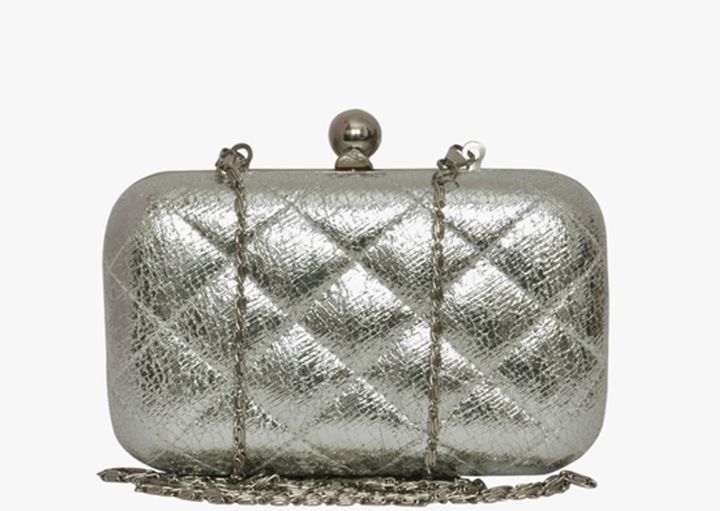 Berrypeckers Silver Clutch | Image Source: www.jabong.com