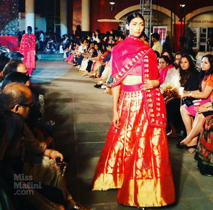 Lakshmi Rana walks for Sanjay Garg of Raw Mango at the #TheIndiaStory