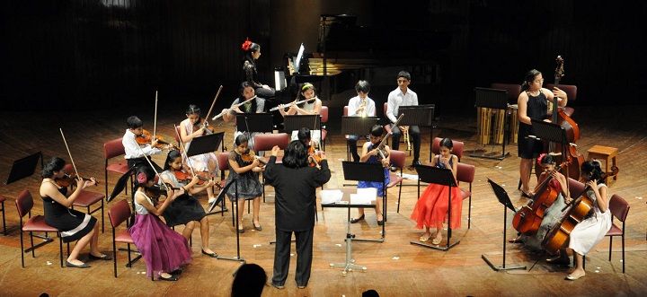 Students of the NCPA Special Music Training School.
