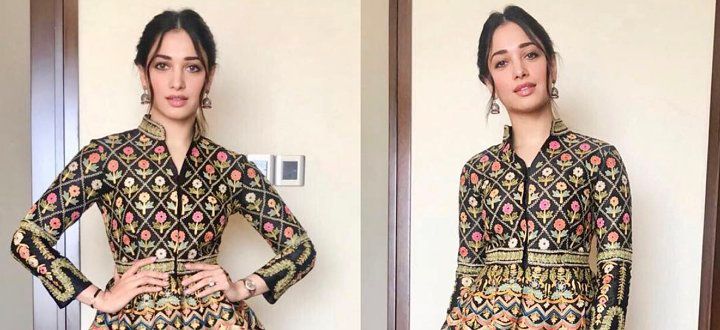Tamannaah Bhatia Blends Festive & Contemporary Into One Outfit