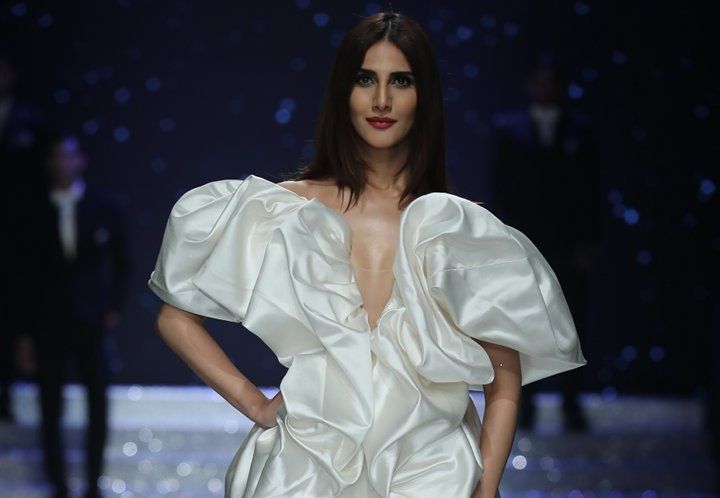 Vaani Kapoor Slayed The Sparkly Runway On Day 1 of AIFW AW18